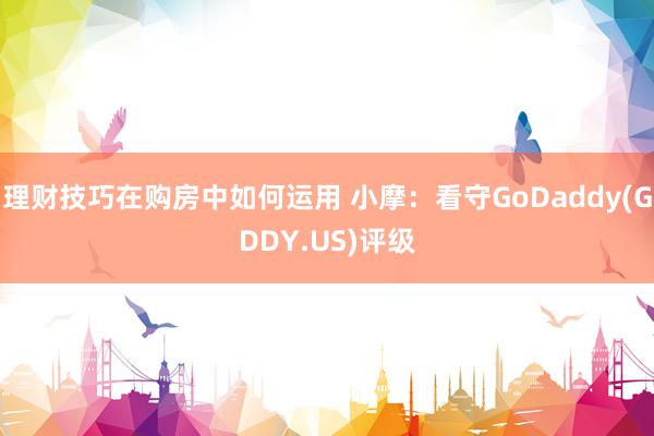 理财技巧在购房中如何运用 小摩：看守GoDaddy(GDDY.US)评级